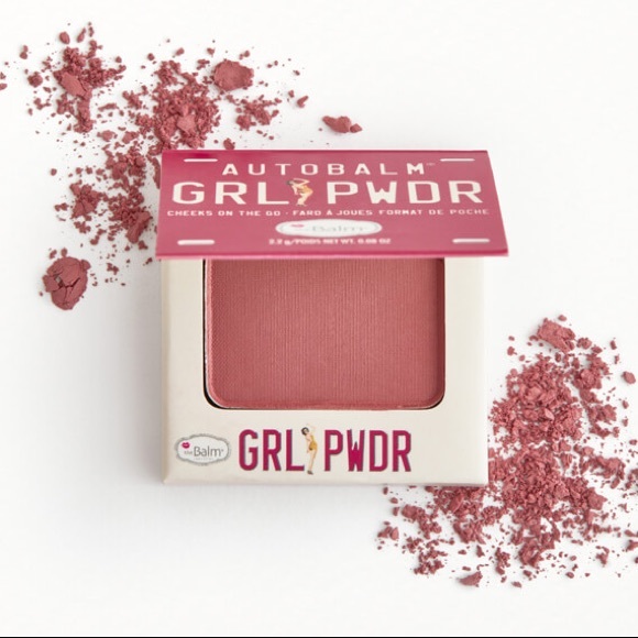theBalm Cosmetics AUTOBALM GRL PWDR Blush Bourbon St Pink Travel Mini New